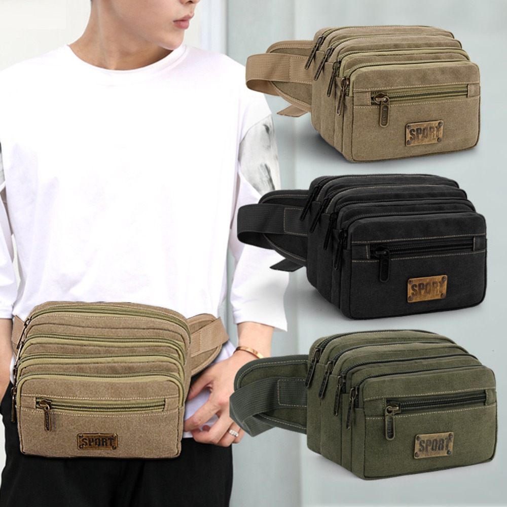 Running Gear Organizer - حقائب الخصر القماشية المفيدة جيوب متعددة