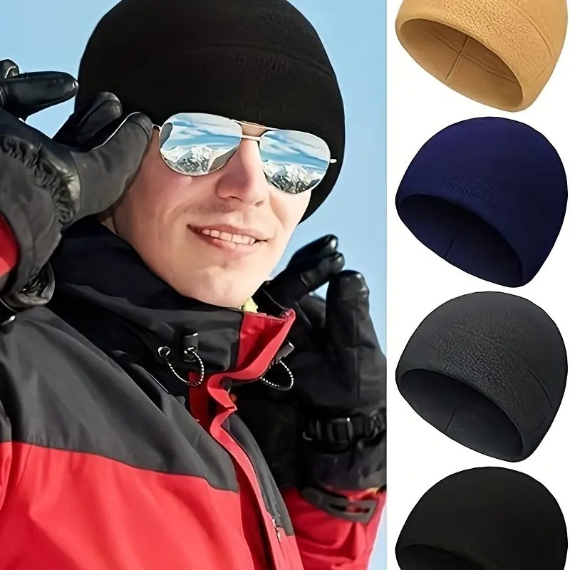 Running Gear Hat - قبعة صوف خارجية دافئة مقاومة للرياح