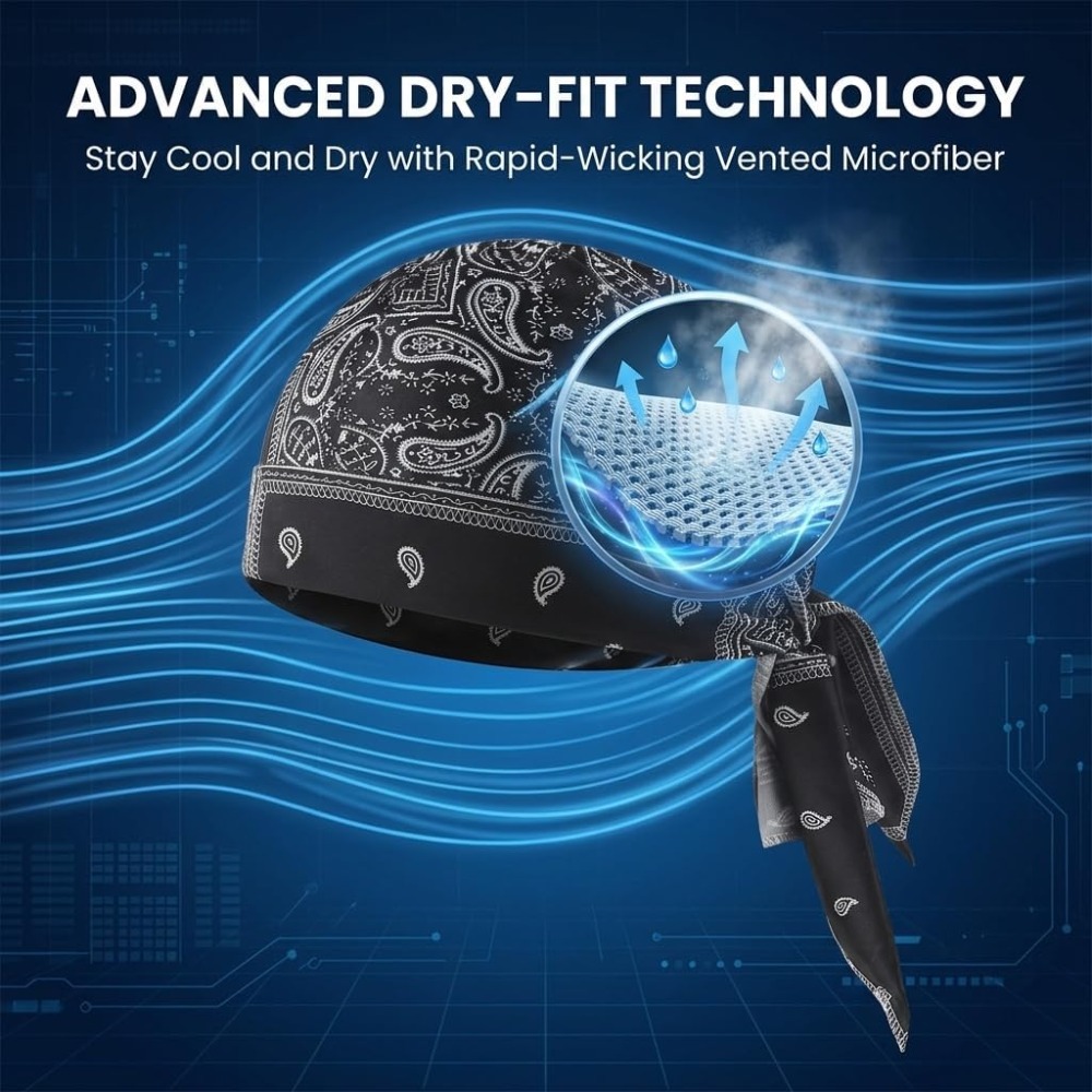 1-5 قطع قبعة تبريد للرأس، بطان - مراجعة Running Gear Hat وسعره