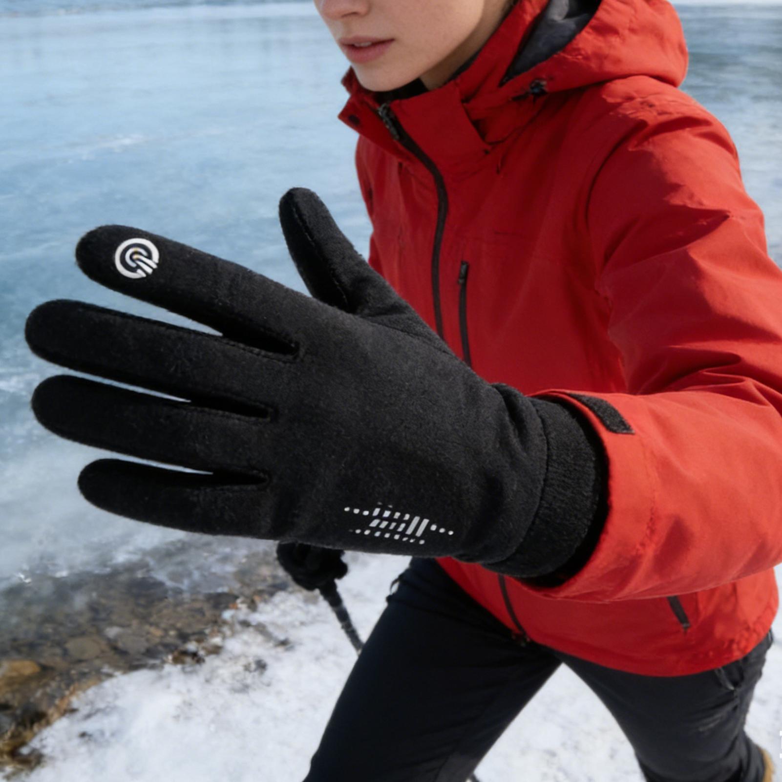 قفازات ركوب الدراجات الشتوية ك - مراجعة Running Gear In Snow وسعره