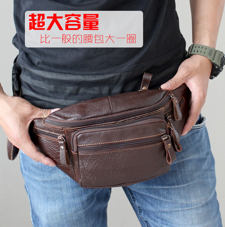 جلد البقر الأصلي الخصر حقيبة ا - مراجعة Running Gear Organizer وسعره