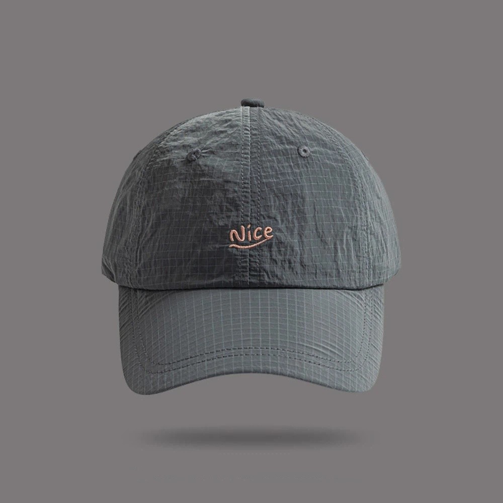 قبعة شمسية رقيقة بنقشة مربعات، - مراجعة Running Gear Hat وسعره