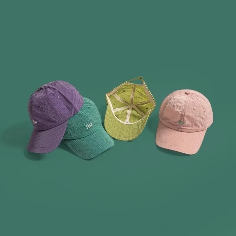 قبعة شمسية رقيقة بنقشة مربعات، - مراجعة Running Gear Hat وسعره