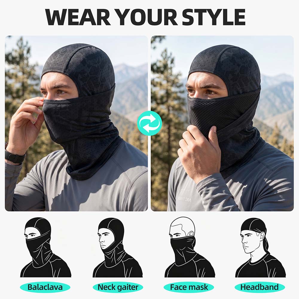 قناع وجه كامل قابل للتنفس مع ح - مراجعة Head Gear Running وسعره