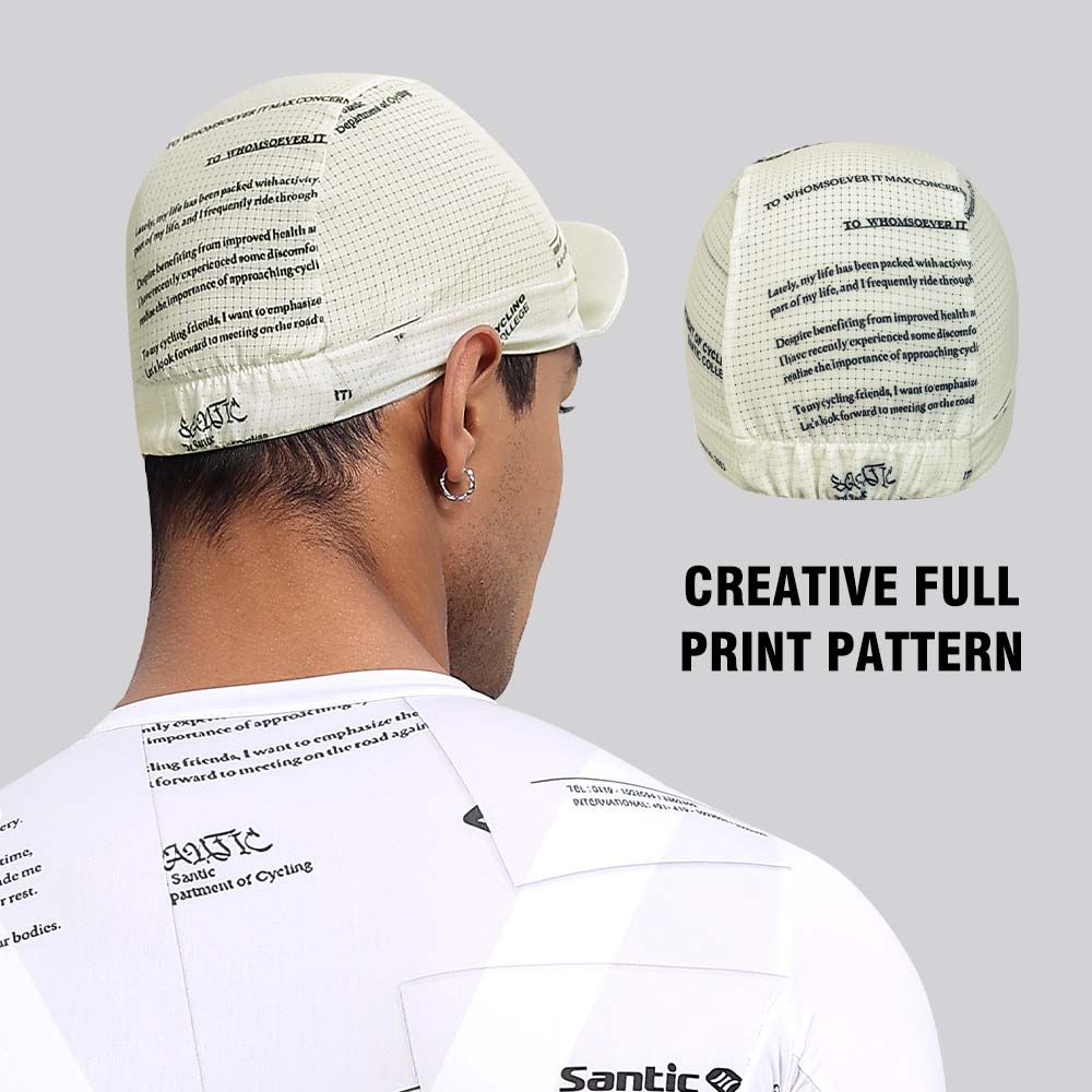 Santic تنفس قبعة الدراجات تحت  - مراجعة Running Gear Hat وسعره