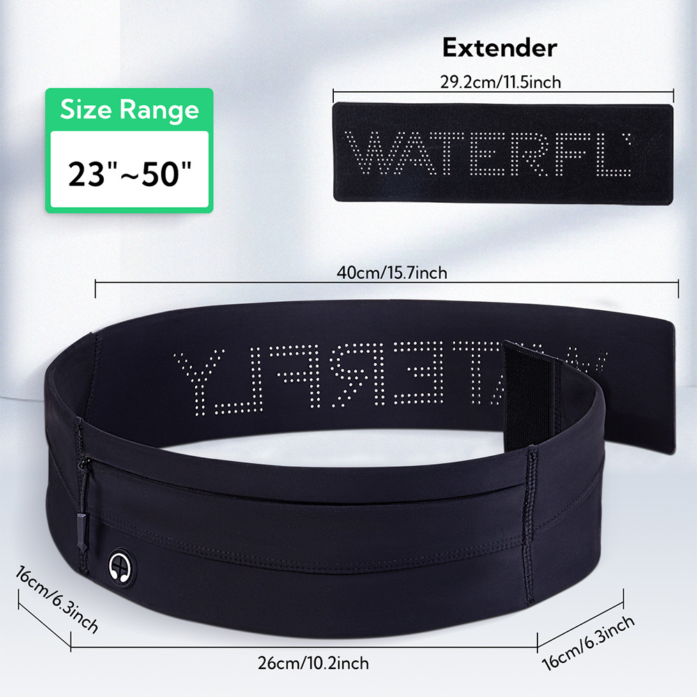 WATERFLY حزام الجري حزمة مراوح - مراجعة Running Gear Organizer وسعره